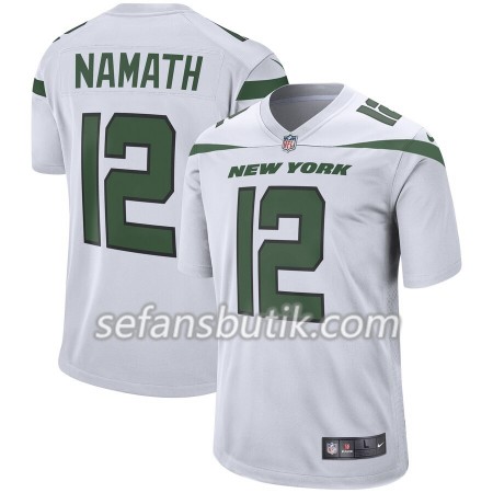 New York Jets Tröjor Joe Namath 12 Nike Vit - Herr New York Jets Tröjor Joe Namath 12 Nike Vit - Herr
